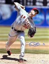 Jered Weaver Signed LA Angels 16x20 Photo PSA 4A88577