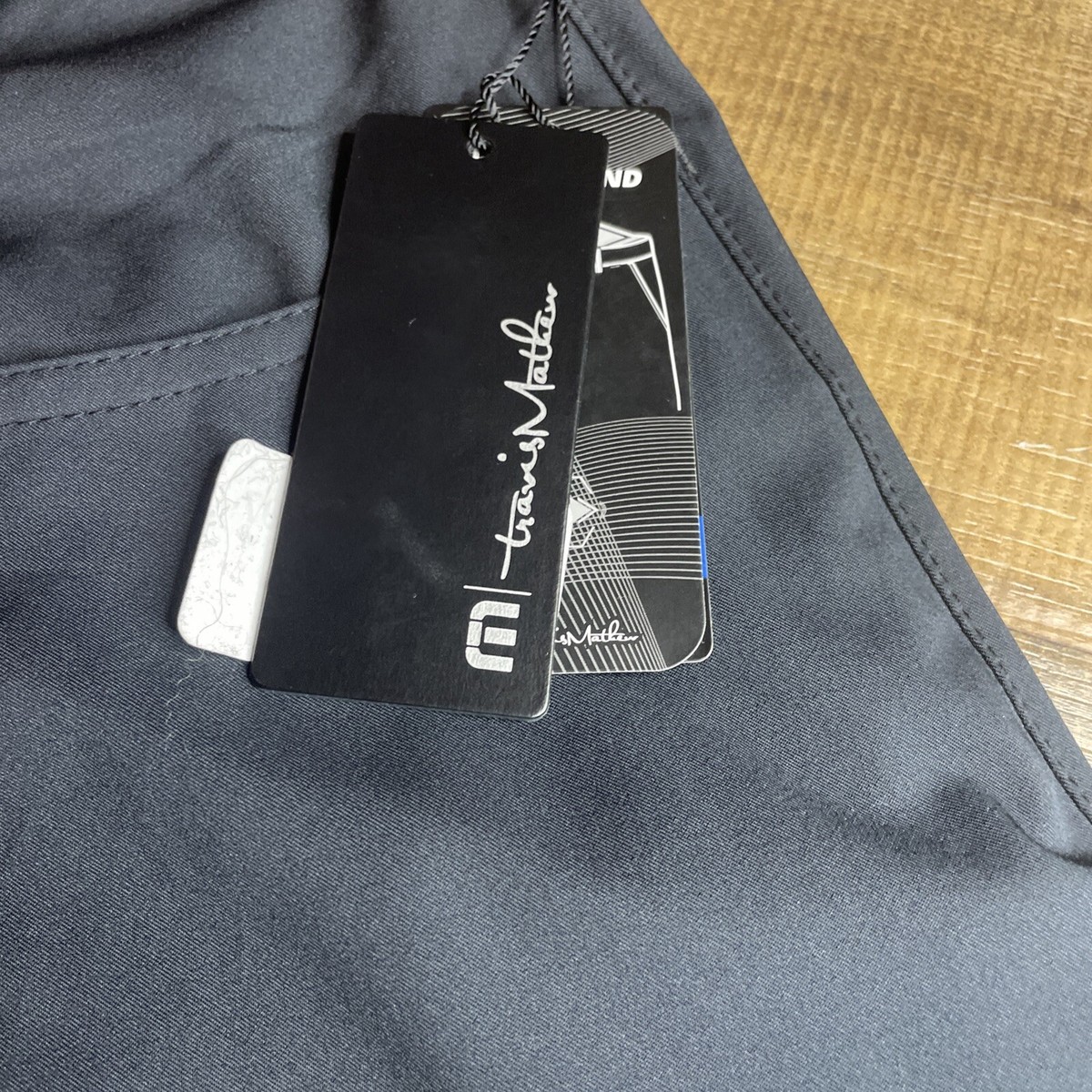 TravisMathew Golf Pants Mens Size 42 Trevino 5 Pocket Black 1MX556