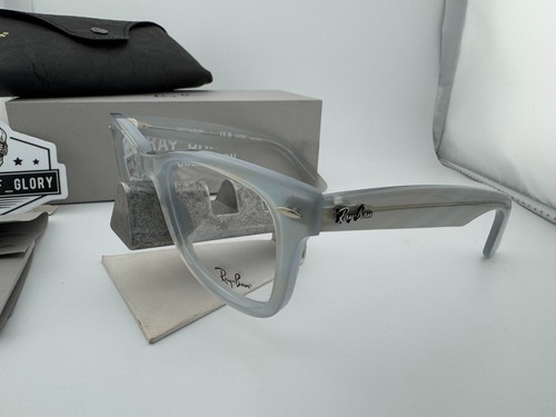 RAY-BAN WAYFARER EASE CHANGE RB 4340V 8382 PHOTO BLUE STRIPE SUNGLASSES 50MM - Picture 6 of 16