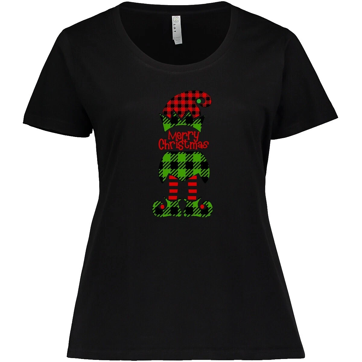 Plaid Plus Tops for Women