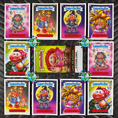 #ad 2020 GARBAGE PAIL KIDS LATE TO SCHOOL 10 CARD CLASS SUPERLATIVES SET WRAPPER $9.91