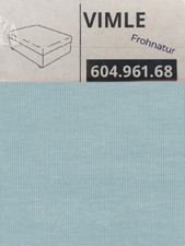 Ikea VIMLE Bezug für Hocker mit Aufbewahrung Saxemara hellblau 604.961.68 NEU