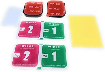 Nextbase Adhesive Mount Bundle for Click&Go Pro - 2 Plates with 3M Pads & Wipes