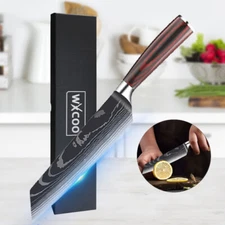 8" Damascus Stainless Steel Japanese Kirisuke Chef's Kitchen Knife Cleaver