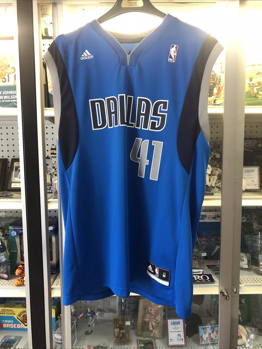 Authentic 2011 NBA Finals Dirk Nowitzki jersey with championship