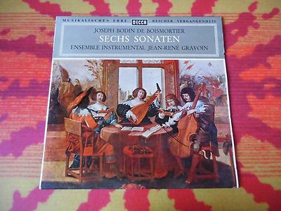     De Boismortier - Six Sonatas - Gravoin * Decca SMD 1503 Vinyl LP   