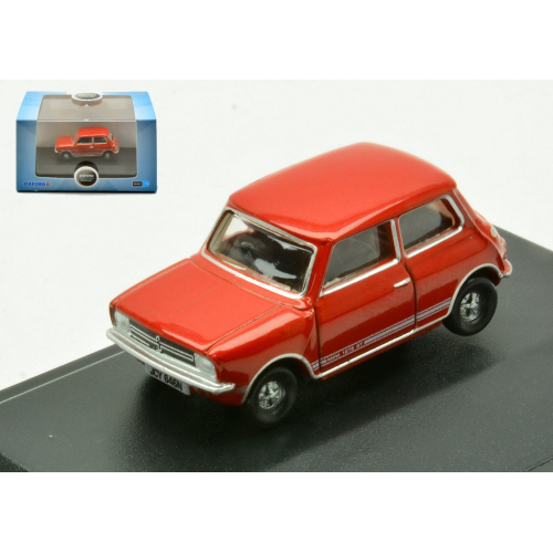 MINI 1275GT REYNARD POMPEI RED 1:76 Oxford Auto Stradali Modellino - Imagen 1 de 3