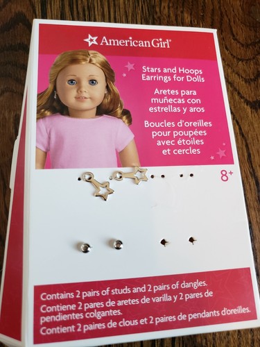 American Girl Accessory Lot Bear Backpack Apron Earrings Glasses Leggings - Picture 9 of 9