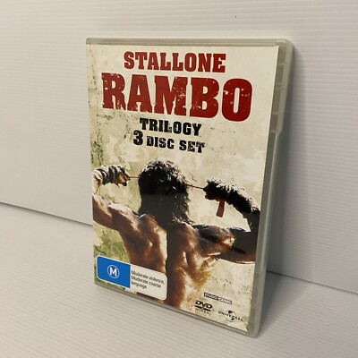 Rambo Trilogy - 3 Disc Set (DVD, 2008) Action Adventure - Region 2 & 4
