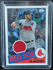 2020 Topps 1985 35th Anniver. Baseball Relic JD Martinez 85TR-JM Boston Red Sox 