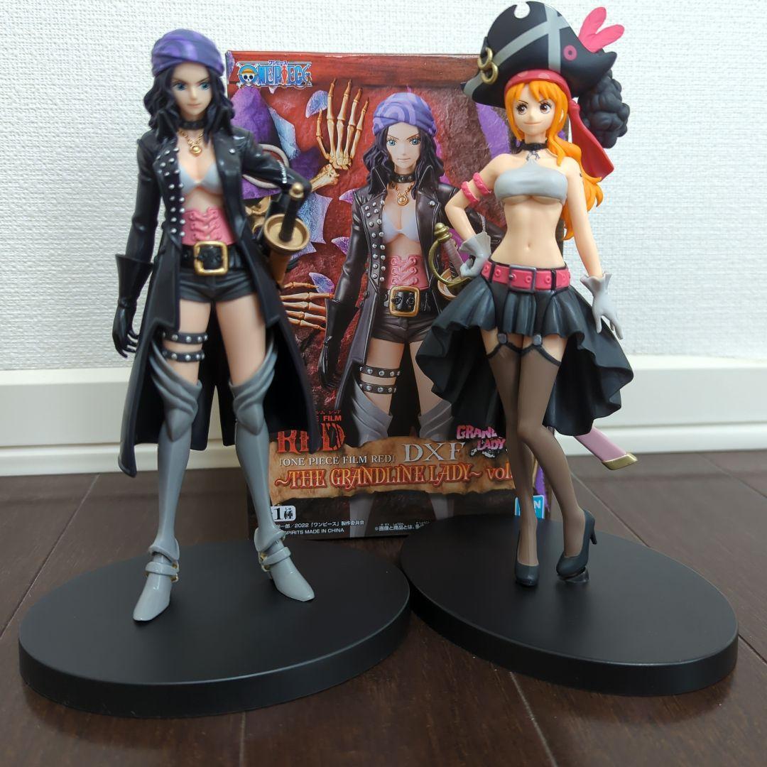 One Piece Nami Robin Figure 2-piece set RED F/S FEDEX | eBay