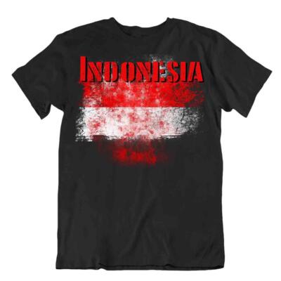 Indonesien T-Shirt Flaggen T-Stück Reise-Andenken Bluse Tee Indonesia flag Tops