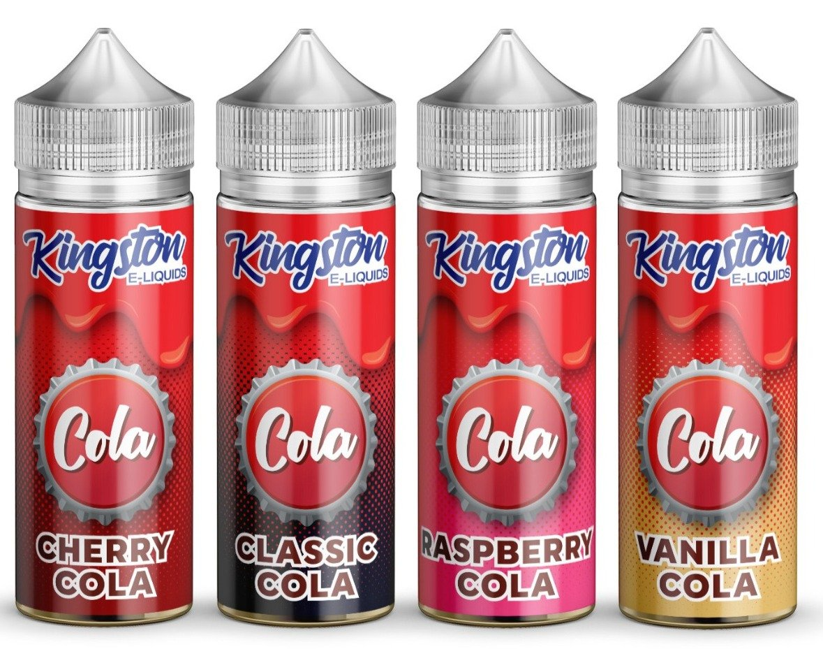 Kingston E Liquid 100ml E Juice Nicotine Free 0mg ALL Flavours VAPE