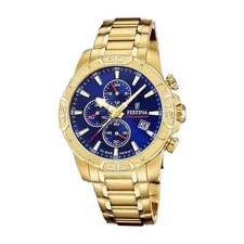 Festina F20705/3 Men's Blue Timeless Chronograph Watch