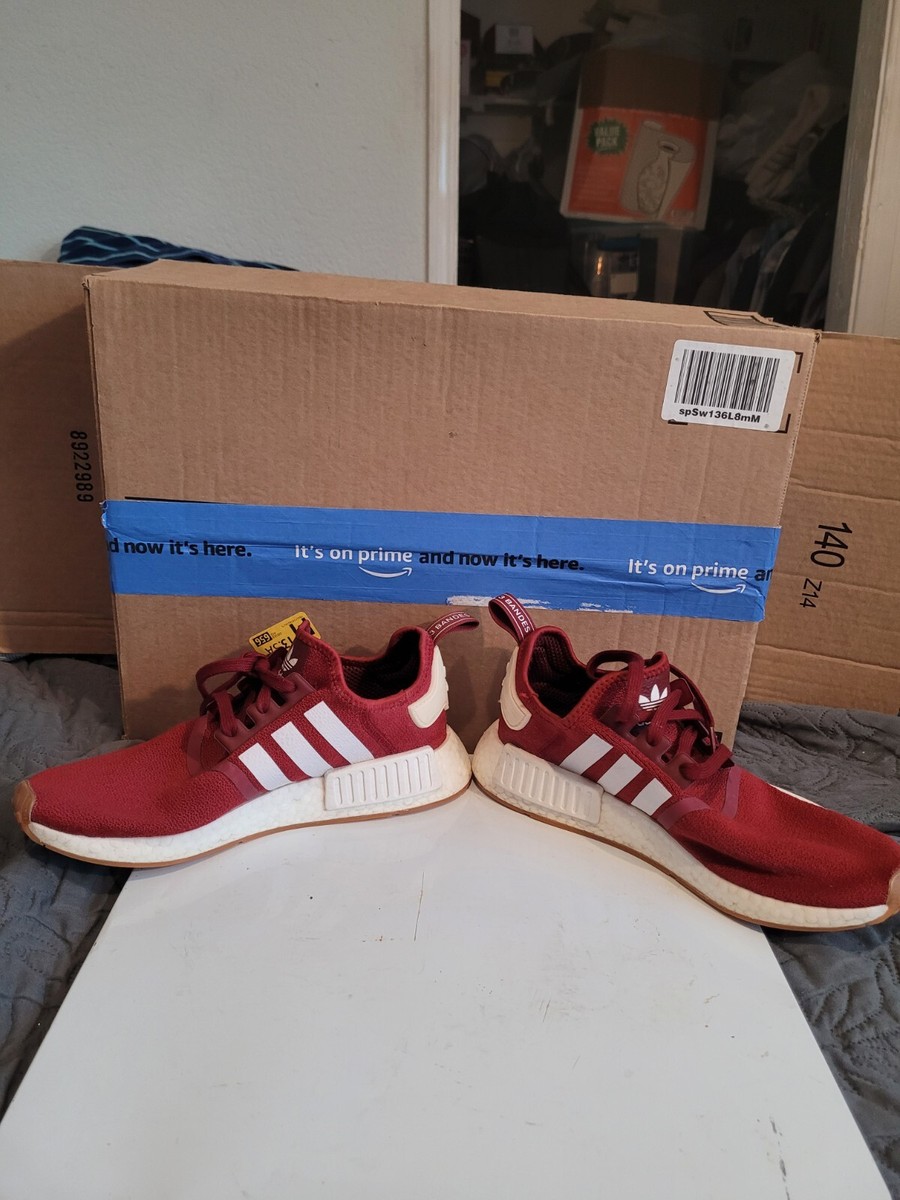 Adidas Men's La Marque Aux Bandes Athletic Running Shoe Red - Main Image