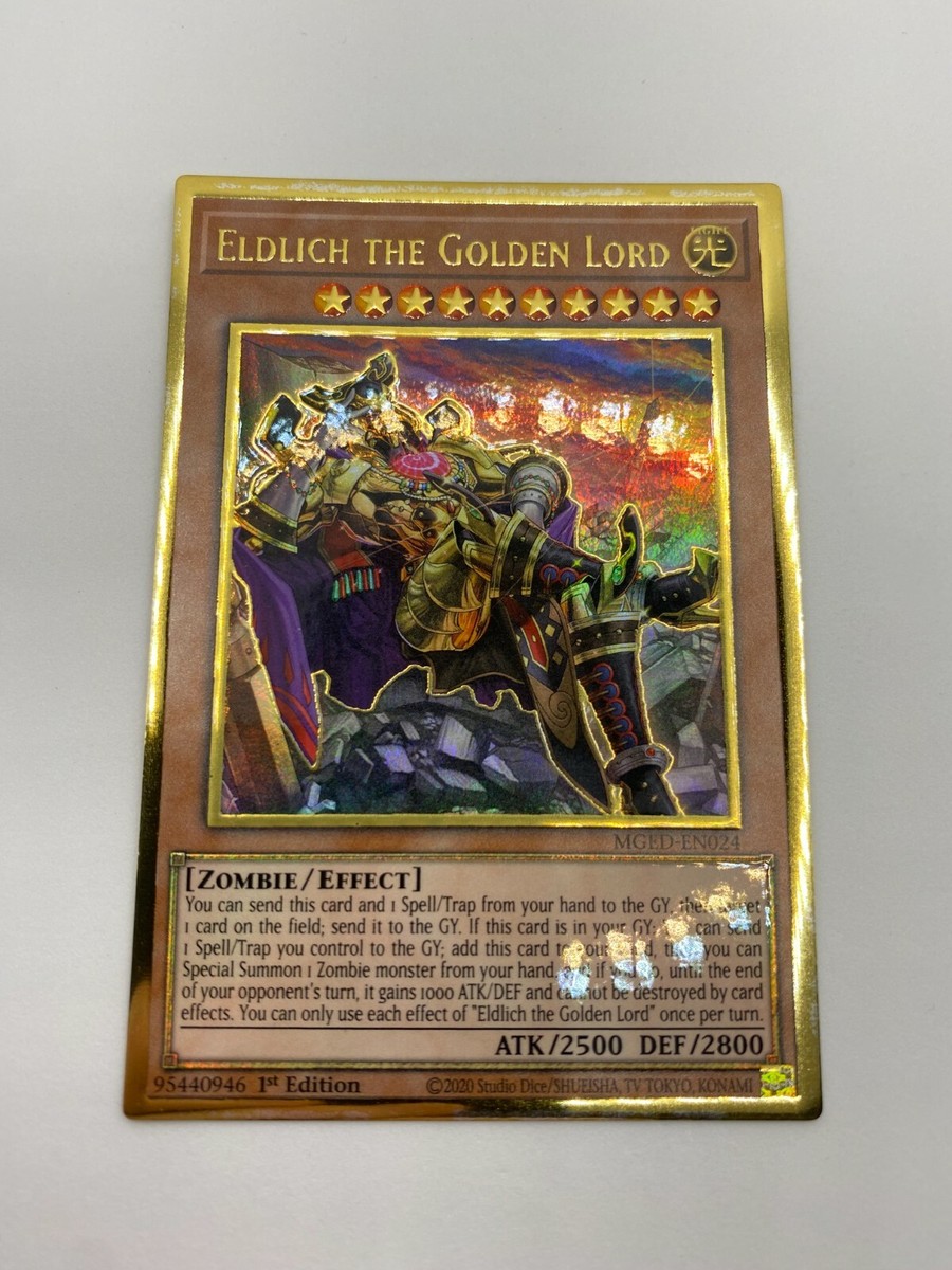 Yugioh Maximum Gold Eldlich The Golden Lord MGED-EN024 - NM/M!