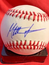 MATTHEW LUGO AUTOGRAPHED SIGNED BASEBALL BOSTON RED SOX COA