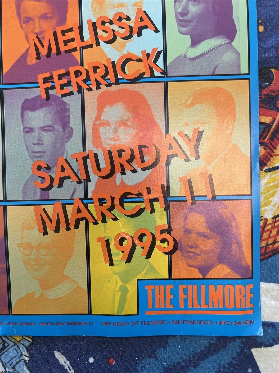 Weezer 1995 Filmore San Francisco Concert Tour Poster Archers Of