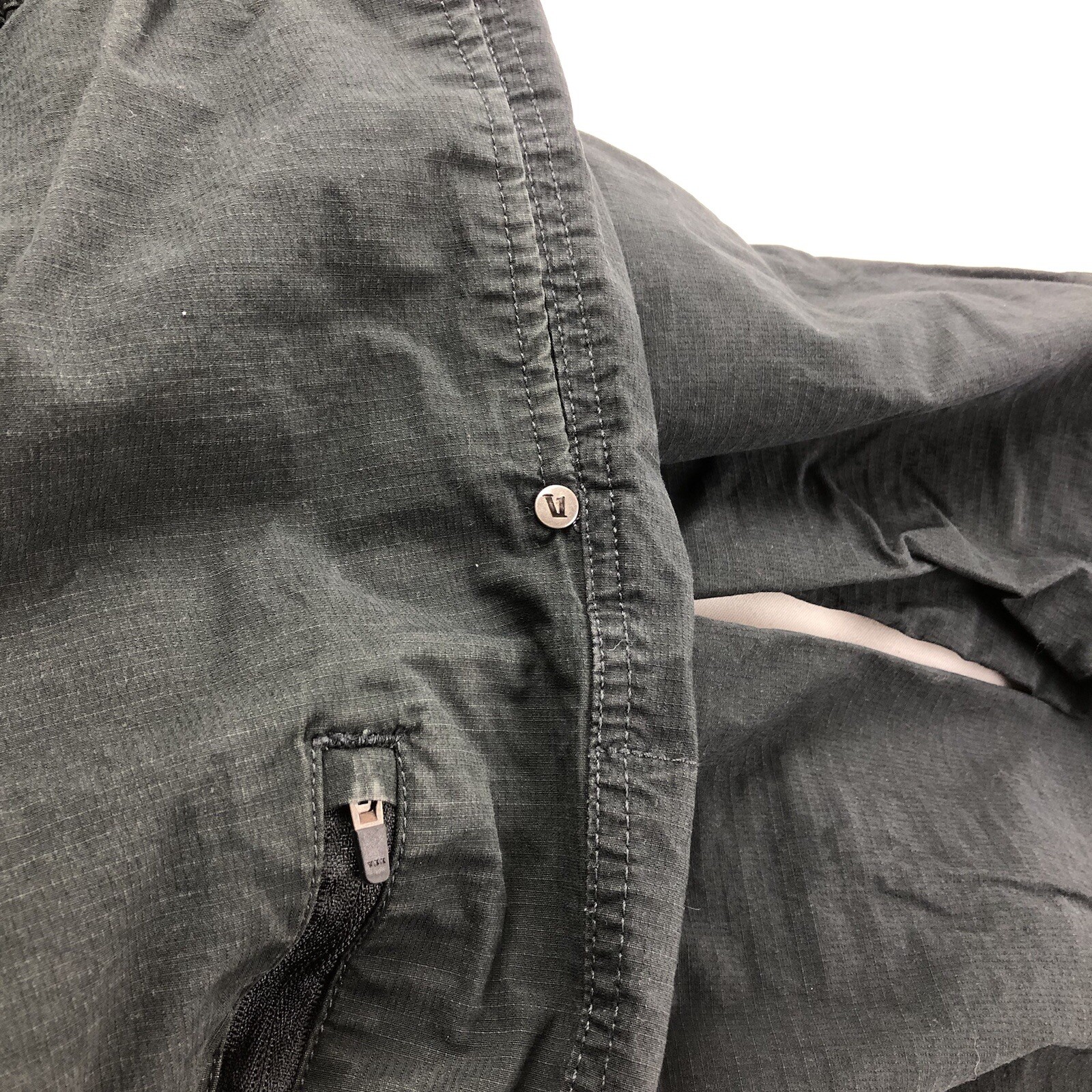 Mens Vuori Stone Grey Cotton Blend Climber Rip Stop Jogger image 5