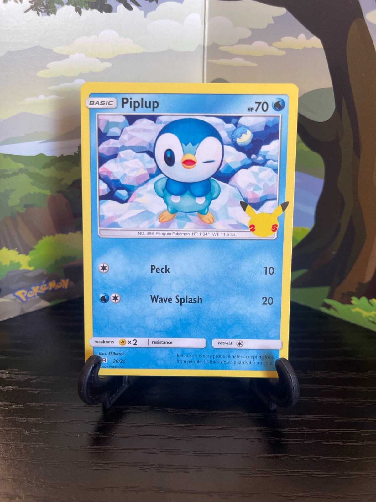 Piplup 20/25 - McDonald's 25th Anniversary - Pokemon Card TCG - LP