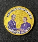 Colorized Kennedy Half Dollar Civil War Lincoln Re-Elected Free Shipping