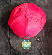 Jordan Jumpman Boys Adjustable Baseball Cap Size M Red/Black Polyester Twill