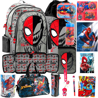 Spider-Man Schulranzen Set Rucksack Federmappe Sporttasche SPIDERMAN fur Jungen