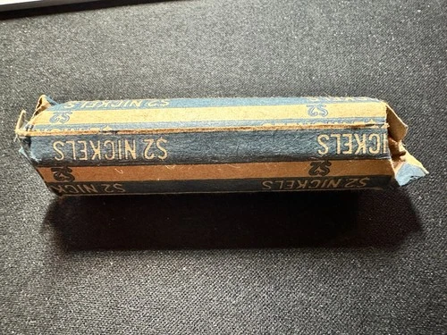 1913-1938 Buffalo Nickels 40-Coin Roll - Readable Dates - Mixed Mint Marks