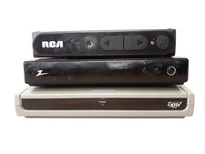 Digital TV Converter Box Three Lot RCA Magnavox Zenith