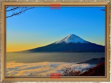 Peelable Wall Poster Sticker Mt. Fuji Sea of Clouds 594 447mm