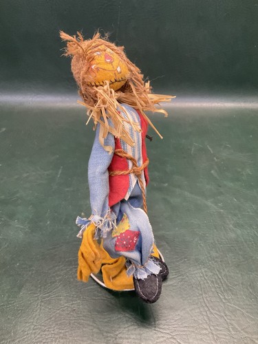1976 Vintage Annalee Mobilitee Doll Felt Scarecrow One Tooth Original Tags 9" - Picture 4 of 9