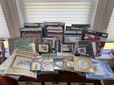 Huge Lot 29 Vintage Needlepoint/craft Kits-Buscilla, Dimensions many New, Opened