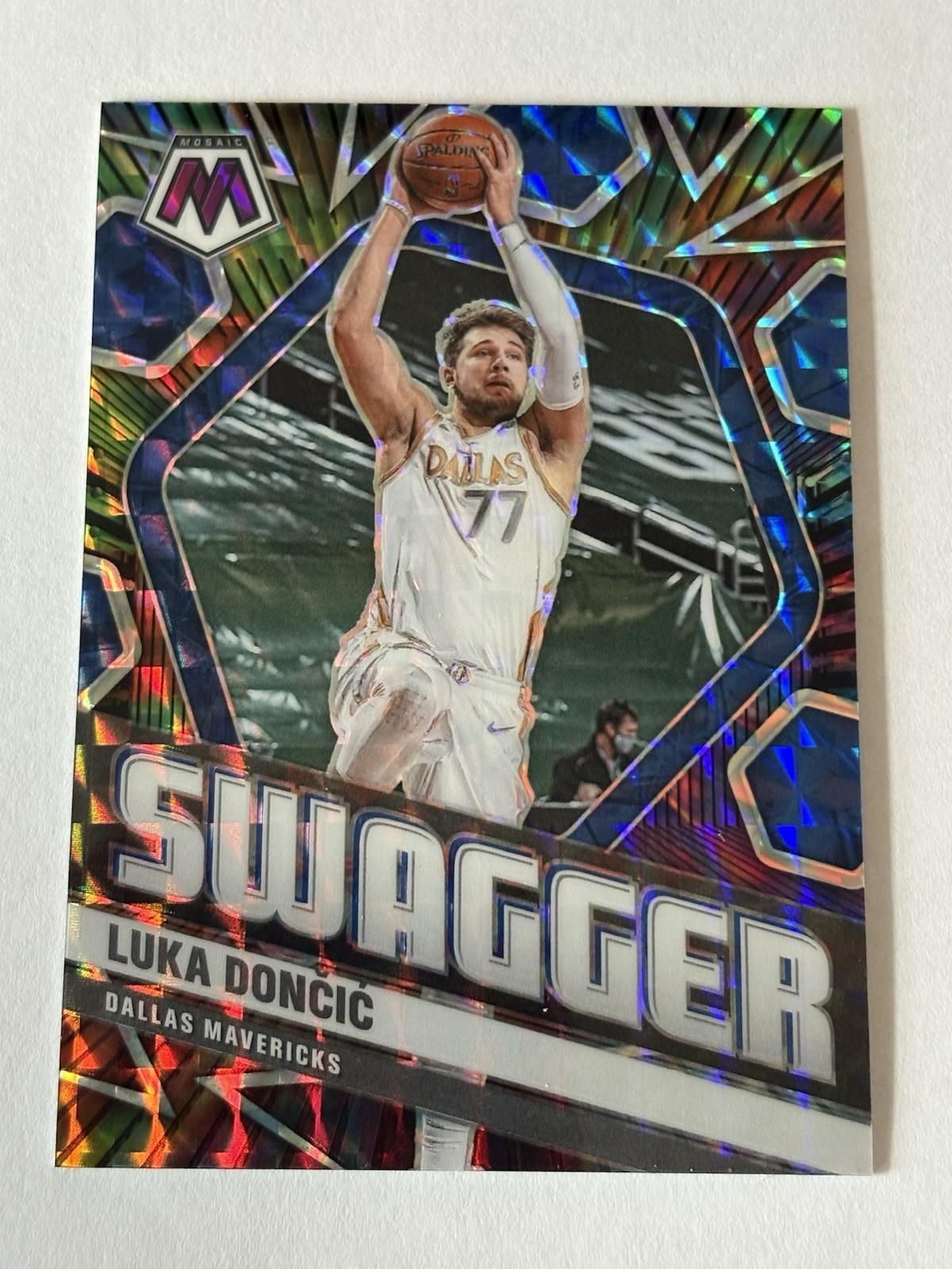 2020 Mosaic Luka Doncic Swagger Prizm Mavericks Lakers