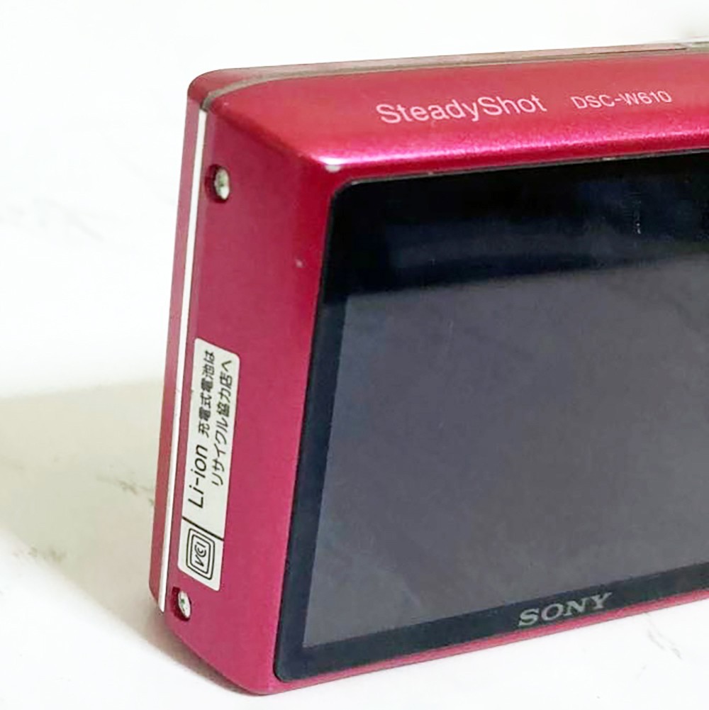【美品、動作確認済】SONY CYBER-SHOT DSC-W610ピンクローズ Amazon.co.jp: SONY Cyber-Shot(サイバーショット) W610 (1410万