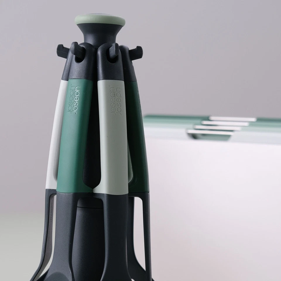 Joseph Joseph - Elevate™ 6-teiliges Utensilien-Set mit Drehständer - Sage - Bild 3 von 4