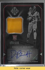 2018 Panini Majestic Rookie Scripted Swatches /199 Deontay Burnett Auto READ 0c6