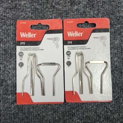 Weller WLTS9400 Soldering Gun Tips 2 Pack Bundle 7135W RCT Rope Cutting Tip Lot
