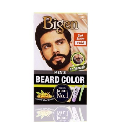 Bigen Herren Bartfarbe, 40g - Dunkelbraun 103 (1er Pack) mit Aloe Extrakt