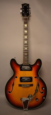 1970s Aria Diamond 5102T Hollowbody Electric Guitar Sunburst MIJ