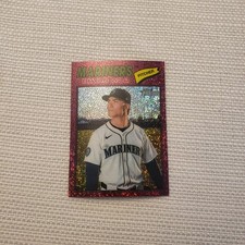 Bryan Woo 2026 Topps Heritage Pink Sparkle Refractor #99 Seattle Mariners