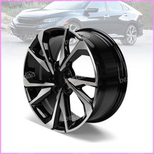 New 18 X 8 Machined Black Rim For Honda Civic Si Wheel 560-64108a 64108a