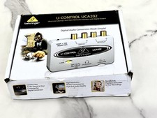 Behringer U-Control UCA202 USB Audio Interface with Box, Cable, and Manual