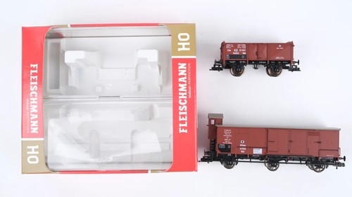 Fleischmann H0 538003 Güterwagenset 2-teilig K.P.E.V. | Condition: Gebraucht