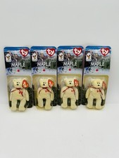 Maple The Bear -1999 McDonald's Ty Beanie Baby With Rare Date Errors 1993 4Lot