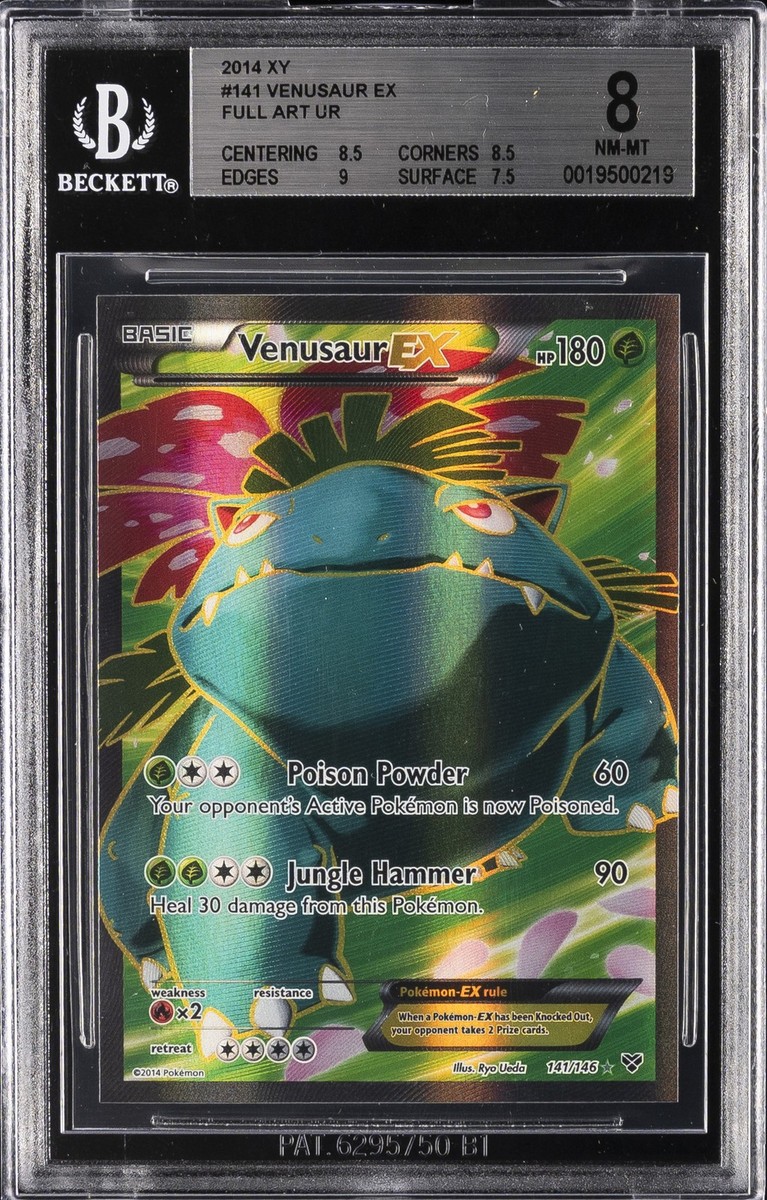 2014 XY FULL ART #141 VENUSAUR EX BGS 8 | eBay
