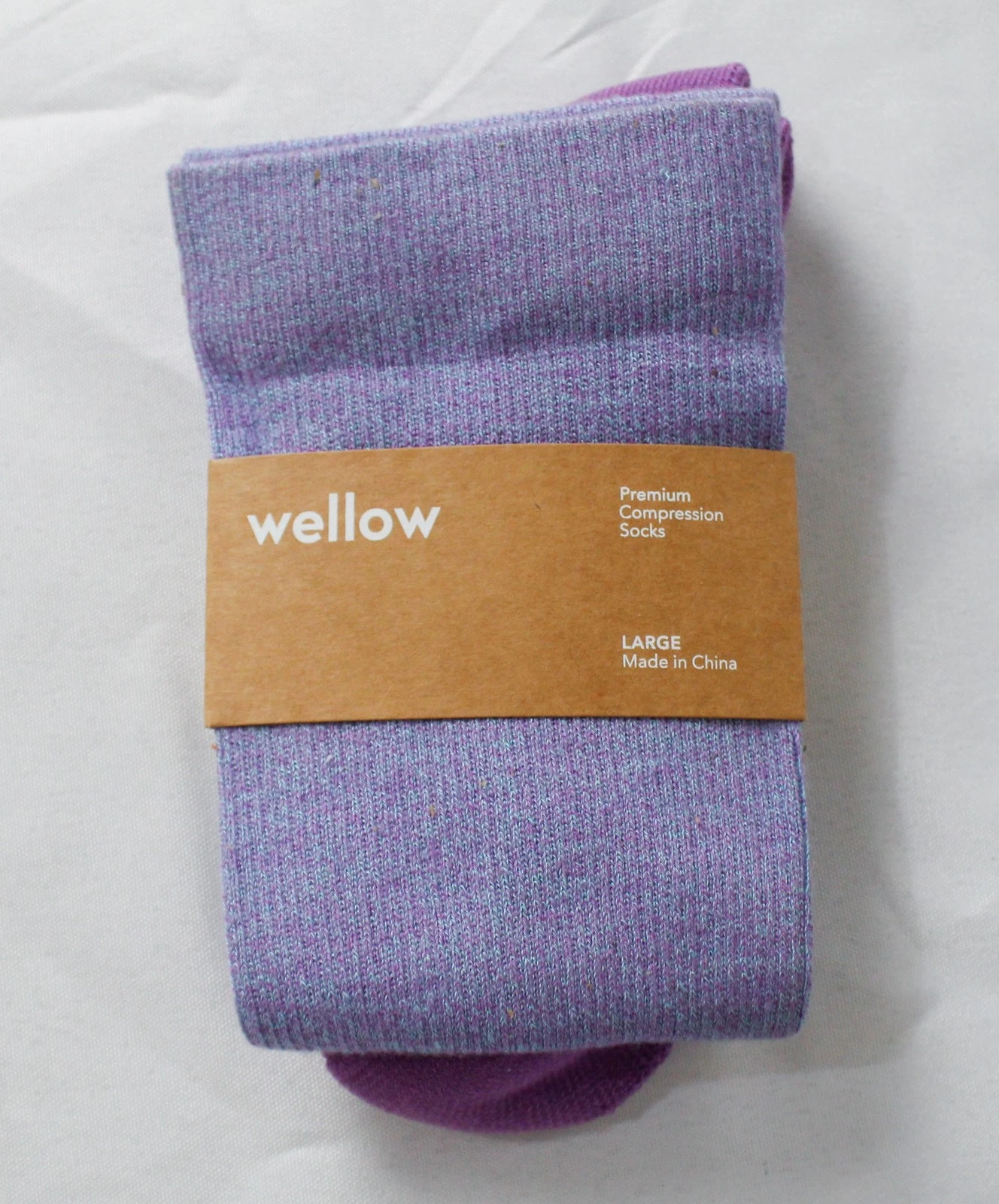 Wellow Unisex Premium Seamless Compression Socks ZG3 Galaxy Twist Large NWT
