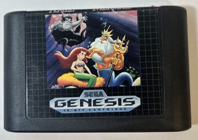 Ariel The Little Mermaid Sega Genesis Game Disney CIB Complete In Box