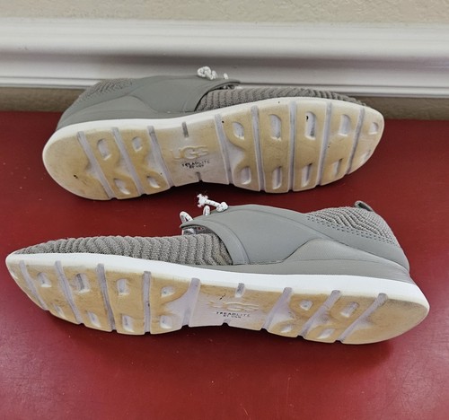 UGG Schuhe Treadlite sportliche Damen-Sneaker grau Größe 7 gebraucht, in einwandfreiem Zustand - Bild 3 von 6