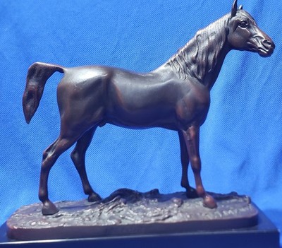 Bronze Horse Sculpture ''Ibrahim'' By Pierre Jules Mene