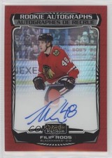 2022-23 O-Pee-Chee Platinum Rookie Red Prism /50 Filip Roos #R-FR Auto 03mw